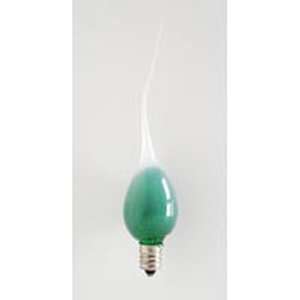   Green Glow Silicone Electric Candle Lamp Replacement Bulbs #6201 75