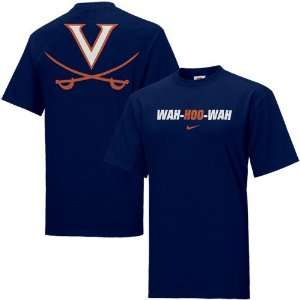  Virginia Cavaliers Navy Blue Rush the Field T shirt: Sports & Outdoors