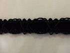 YARDS 5/8 WIDE WRIGHTS BLACK WITH VELVET RIBBON VICTORIAN TRIM