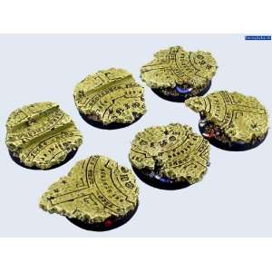  Battle Bases Temple Bases, Round 40mm (2) Toys & Games