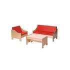 Steffy Wood Products Ervin Chair, Sofa, Coffee Table Set