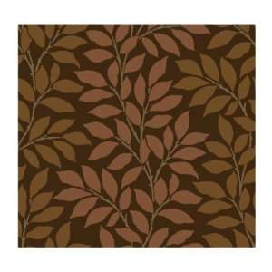   BL0316 Leaf Branch Stripe Wallpaper, Brown/Copper