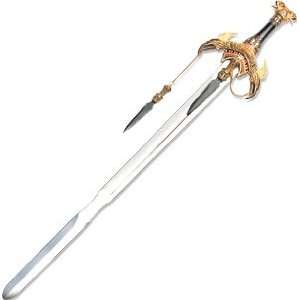 Gladius Barbarian II Sword Gold Hilt 