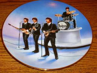 THE BEATLES FIRST ISSUE LIVE IN CONCERT PLATE IN BOX  