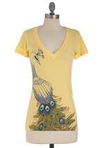 The Argus Tee in Yellow  Mod Retro Vintage T Shirts  ModCloth