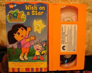 Dora the Explorer Wish on a Star Vhs Video~$2.75 SHIPS! 097368746732 