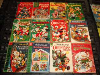 Walt Disney Comics & Stories Run Lot Four Color #16 + #386 Uncle 