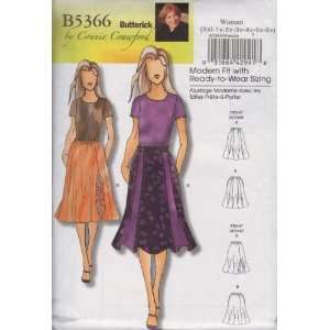 Butterick Pattern B5366 by Connie Crawford for Womens Skirt, Sizes 