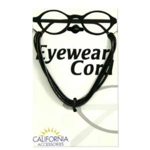  Black Leather Eyeglass Cord
