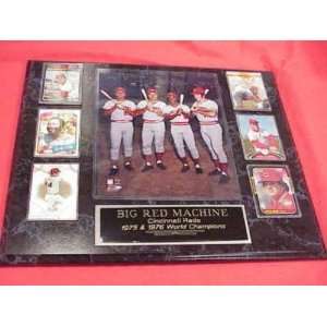  Big Red Machine 6 Card Collector Plaque: Sports & Outdoors