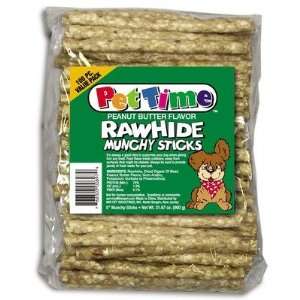 Rawhide Peanut Butter Munchy Sticks, Medium 