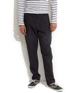 Grey (Grey) Ringspun Narcisist Twill Trousers  238336304  New Look