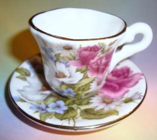 Miniature English Shelly Ann Collection Tea Cup and Saucer Set  