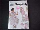 SIMPLICITY GIRLS DRESS WITH SLIP DRESS OR TOP PATTERN 5226 SIZE A 3 