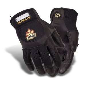  Setwear Pro Leather Black Tough Glove   Small: Sports 