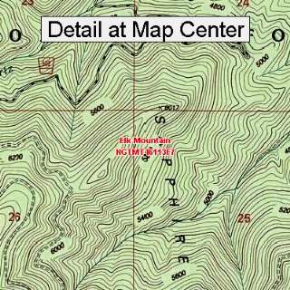   Map   Elk Mountain, Montana (Folded/Waterproof)