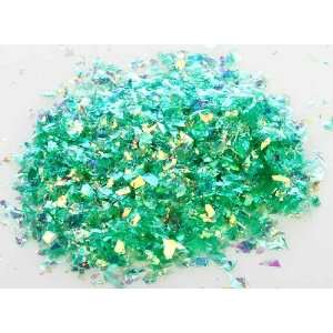  3 Packages of Green Synthetic Mica Flake Confetti (4.5 Oz 