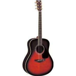  Yamaha LLX16 TBS Acoustic Electric Guitar w/ Case: Musical 