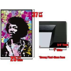   Framed Jimi Hendrix Psychedelic Music Poster Fr31115