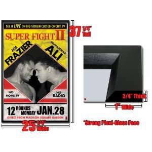  Framed Ali Vs Frazier Poster Super Fight FrPp32140