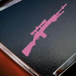  M21 Sniper Rifle M 21 7 Pink Decal Truck Window Pink 