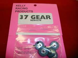 Kelly 3/32 x 64 P 37 tooth Slot Car Spur Gear 1/24  