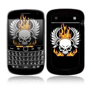  BlackBerry Bold 9900/9930 Decal Skin Sticker   Flame Skull 