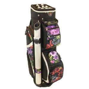  Hunter Golf Eclipse Black Floral Ladies Cart Bag: Sports 
