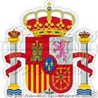 SPANIEN Wappen Spaniens Spanische Auto Aufkleber 95mm, SCHWEDEN 