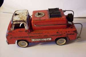 NYLINT PRESSED STEEL FORD FIRE TRUCK  