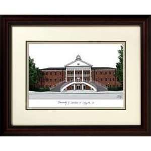   of Louisiana Lafayette Alma Mater Framed Lithograph