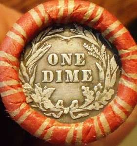 Wheat Cent Roll w/ AU/UNC!! Civil War Token & Barber Dime ends (t57 