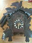 German Cuckoo Clock w/ Music Box & Dancers, Working Bellows, For Parts 