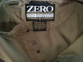 Zero Restriction ZR *microfiber* golf vest jacket ~ mens XL  