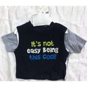   Being This Cool Baby Boy 0 3 Months, 3 Pack T Shirts: Toys & Games