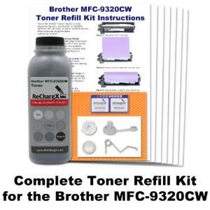  Brother MFC 9320CW Black Toner Refill Kit: Office Products