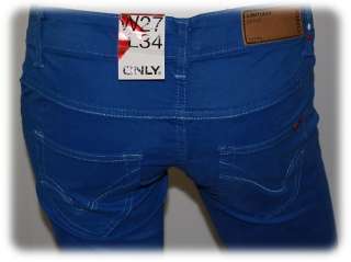 pantalone ONLY donna *PRINCE SLIM TILDA azzurro W26 L34  