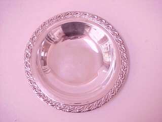 Vintage Wm. William Rogers 748 Pattern Silver Plated Candy Nut Bowl 
