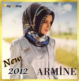 2012 Kollektion ARMINE Kopftuch Schal Tuch Hijab Scarf Esarp 100% 