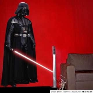 Der ca. 2m große Wandsticker/Wandaufkleber Darth Vader besteht aus 