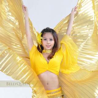 Belly Dance Wings Bauchtanz Flügel von ISIS Gold 001  