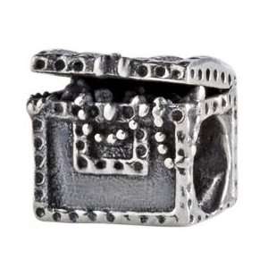   SilveRado Sterling Treasure Chest Bead for European Charm Bracelet