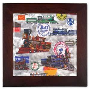  Trains & Signs Ceramic Wall Decoration: Home & Kitchen
