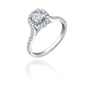  1.00ct tw Diamond Engagement Ring in 18K White Gold 