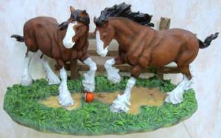 ANHEUSER BUSCH Getting Shod Clydesdale 1999 horse CLYD8  