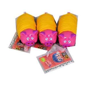  Lot of 3 Pigs In A Blanket Dog Treat Dispensing Toys Pet 