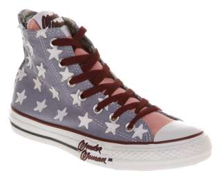 Converse All Star Hi Wonder Woman Trainers Shoes  