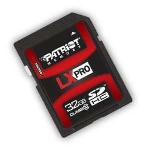    Selected 32GB SDHC Class10 133x By Patriot Memory Electronics