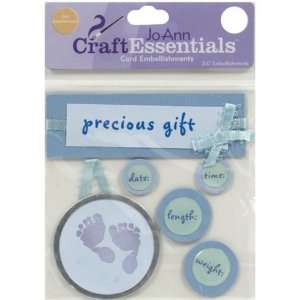 Craft Essentials New Baby Boy Embellishment 
