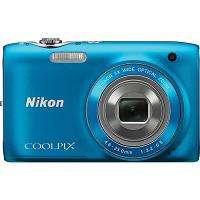 Nikon COOLPIX S3100 14MP Blue Digital Camera w/5x Zoom 18208262670 